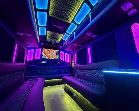 e450 party bus interior 1