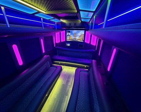 e450 party bus interior 2